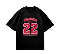 AE Souvenir T-Shirts NINGNING GI.Selle KA.RINA Winter Concerts K-Pop T-Shirts Unisexes for Les Fans(Giselle-Black,4XL)