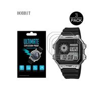 (AE1200WHD) Lot de 3 films de protection d'écran antidéflagrants Nano pour Casio AE-1200 AE-1300 AE1200 / AE1200WH-1A