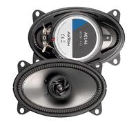 AE146 - Système coaxial 2 Voies Ovale 4 x 6/10 x 15 cm, Haut-parleurs ovales pour Voiture pour Avant ou arrière, système Audio de 100 Watts, Convient également pour Camping-Cars, 1 Paire