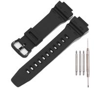 AE1500WH Bracelet de montre de rechange en caoutchouc compatible avec Casio AE1500 WS1500H WS1700H DW291 W737H Bracelet de montre de sport étanche pour homme avec outils d'installation, Eine Grösse