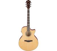 AE170-NTR Natural High Gloss Top, Transparent Red High Gloss Back And Sides