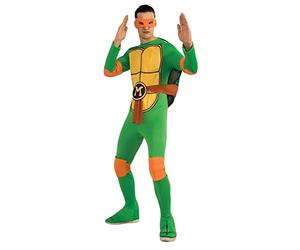 AEC CS987251 - Deguisement - Michelangelo Tortue Ninja - TMNT, Vert, Unique
