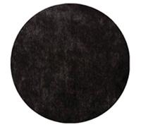 AEC - EM424/noir - Sachet de 50 Sets de Table Non Tissé Ronds 34 cm Noir