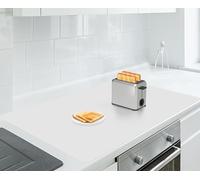AECHY Tapis en silicone extra large 90 x 60 x 0,2 cm, multi-usages, épais, résistant à la chaleur, expédié enroulé, antidérapant, imperméable, protection de comptoir de cuisine, translucide
