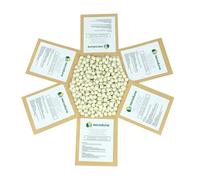 aecodune Recharge Boules de Seche Linge 6 mois - Perles Adoucissantes et Senteur Délicate, Réduit le Temps de Séchage - Assouplissant Linge Ingrédients Naturels et Economies (60 Séchages)