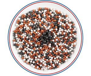 Aecodune Recharge Compatible Tous Pommeaux Douche Anti Calcaire - Lot de 4 Billes Minérales Pour Filtre Eau, Chlore & plus - Kit Adoucisseur Billes Filtrantes Douches - 4 Filtres avec Ions Négatifs