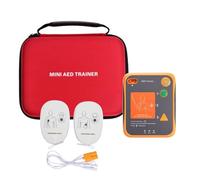 AED Trainer Kit de formation de premiers secours, appareil de premiers secours, instructions vocales en anglais et chinois (mini)