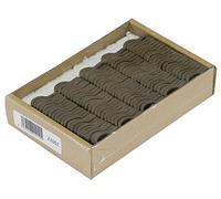 Aedes Lot de 100 Grandes tuiles Romaines 1/10 Noir