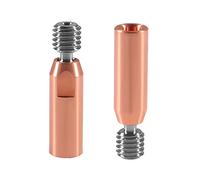 AEDIKO Lot de 2 buses de gorge bimétalliques en titane et cuivre pour imprimante 3D Ender 3 V2 Ender 3 Pro CR10 Hotend