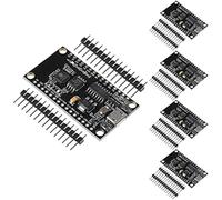 AEDIKO Lot de 5 modules WiFi CH340G NodeMCU V3 Lua pour Arduino - Intégration de ESP8266 + mémoire flash supplémentaire de 32 m de mémoire flash USB Serial CH340G pour Arduino
