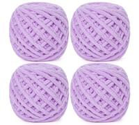 Aeelike Laine Chunky pour Tricot, 4 x 100g de Laine à Tricoter Douce et Moelleuse pour Crochet, Laine Épaisse pour Couverture au Crochet, Écharpes, Pulls, Sacs Fait Main et Projets Doux, Laine Chunky