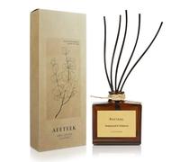 Aeet iffuseur d'huiles essentielles de Bois de Teck et de Tabac avec Fleurs séchées, 100ml Huile parfumée musc, Fait à la Main diffuseur Parfum Maison pour Bureau, Salle de Bain