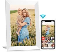 AEEZO Cadre Photo Numérique WiFi 10.1 Pouces,1280 x 800 HD IPS Cadres Photo Numérique,Stockage de 32 Go intégré,Rotation Automatique,Partager des Photos et des Vidéos