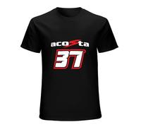 AEFDHGSN Acosta Number 37 Men's Summer T-Shirt Black S