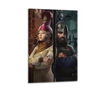 AEFEUGBE Poster de jeu Crusader Kings 3 - Impression sur toile - Décoration murale moderne pour chambre à coucher - 40 x 60 cm