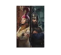 AEFEUGBE Poster de jeu Crusader Kings 3 - Impression sur toile - Décoration murale moderne pour chambre à coucher - 40 x 60 cm