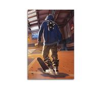 AEFEUGBE Poster de jeu vidéo Tony Hawk's Pro Skater 1 + 2 - Impression sur toile - Décoration murale moderne pour chambre à coucher - 40 x 60 cm