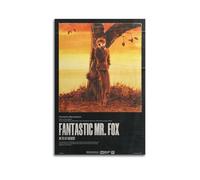 AEFEUGBE Poster du film The Fantastic Mr. Fox 2 - Impression sur toile - Décoration murale moderne pour chambre à coucher - 20 x 30 cm