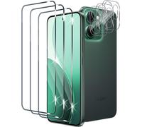 Aefj-3 Pièces Verre Trempé Pour Oppo Reno 14f/14 Fs/14 F S Avec 3 Pièces Caméra Arrière Protecteur, Dureté 9h Film Protection Écran En Sans Bulles, Ultra Hd Film Vitre Trempé