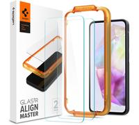 Aefj-Alignmaster Verre Trempé Compatible Avec Samsung Galaxy A35 5g, 2 Pièces, Résistant Aux Rayures, 9h Protection Écran