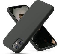 AEFJ-Coque iPhone 11, Coque en Liquide Silicone Conçue pour iPhone 11, Étui de Protection Antichoc Ultra Mince avec Doublure Douce en Microfibre Anti-Rayures, 6.1 Pouces, Gris Spatial