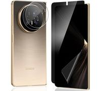 AEFJ-Protection D'écran Anti-Espion pour Honor Magic V5, 1 Pièces Anti-Spy Film TPU Flexible [Non-Verre] en 2 Pièces Protecteur de Caméra Verre Trempé, Anti Rayures Privacy Protecteur Écran