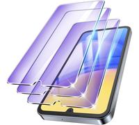 Aefj-Verre Trempé Anti-Lumière Bleue Pour Samsung Galaxy A15 6,5 Pouces, [Lot De 3] Vitre Protection Écran -Sans Bulles D'air -[0.33mm] [Anti Rayures, Dureté 9h] Ultra Transparent