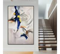 AEFOUU Grandes œuvres d'art murales, affiches abstraites colorées, impressions sur toile encadrées, décorations murales pour la maison 80x123cm(31x48in)