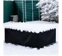 AEFOUU Housse Salon de Jardin Exterieur 100x130x90cm/LxWxH Housses de Meubles d'extérieur 420D Tissu Oxford Bache Table Exterieur Protection Imperméables, Anti-UV, Résistance au Vent