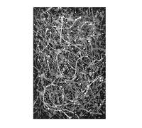 AEFOUU Tableau abstrait de Jackson Pollock sur toile, affiche et reproduction moderne, décoration murale pour salon, 70 x 110 cm (cadre intérieur)