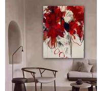 AEFOUU Toile imprimée décorative moderne pour la maison, avec texture et style abstrait, idéale pour le salon (20x35cm/cadre intérieur)