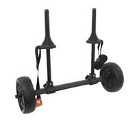 aefxNika Chariot de kayak réglable en aluminium, chariot de transport stable pour SUP et canoë avec sangles de fixation jusqu'à 45 kg