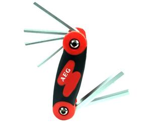 AEG 005064 7 clés Hexagonales 2,5-3-4-5-6-8-10mm