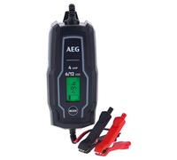 AEG 005187 Chargeur Batterie Voiture Moto 6V 12V, 4A, 4 à 120 Ah, Contrôle et Maintient de Charge Intelligent