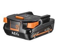 AEG - Batterie Pro Lithium 18 V PRO18V 2,0 Ah - Compatible avec Tout Outil PRO18V et SUBCOMPACT Pro-Lithium et 100% Rétro-Compatible - Garantie 3 Ans - Grande Autonomie et Performance - L1820S