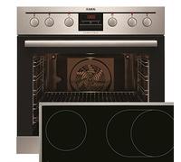 AEG AEG eemx331213 Plaques de cuisson de combinaison/A/72 L/Cocotte Zone/léger de nettoyage émail/Acier inoxydable