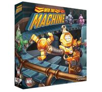 AEG Alderac Ent. Into The Machine Jeu de Société, Course Tactique Robot | 2-5 joueurs, 45-60 min, 10+; course tactique en relais avec plateaux modulaires, terminaux et 145 robots en bois.