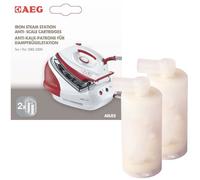 AEG Antikalk-Patrone, 2er Set, Anti Kalk Patronen, für Dampfbügelstation DBS 2300 &2800, AEL05