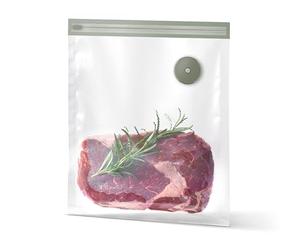 AEG AVRB1 Lot de 20 sacs de mise sous vide réutilisables pour la conservation sous vide Sans BPA Résistant au lave-vaisselle Passe au congélateur et au micro-ondes Transparent