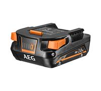 AEG - Batterie Pro Lithium 18 V PRO18V 2,0 Ah - Compatible avec Tout Outil PRO18V et SUBCOMPACT Pro-Lithium et 100% Rétro-Compatible - Garantie 3 Ans - Grande Autonomie et Performance - L1820S
