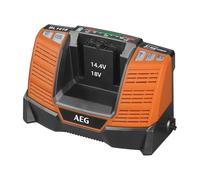 AEG - Chargeur GBS NiCD/NIMH/LI-ION, Batt. Pro Lithium (à glissière) 14,4V/18V, pour Batteries 18V de 1,5 à 9,0 Ah, Tension Secteur 220-240V - BL1418