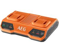 AEG BL18C2 Chargeur 18V À Deux Ports Compatible Avec Les Batteries AEG PRO18V