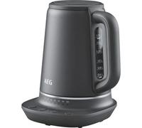 AEG Bouilloire 7 niveaux de température, 3 arrêts de sécurité, fonction maintien au chaud, 1,7 l, anti-goutte, nettoyage facile, base à 360°, antidérapante, indicateur LED, gris, K7-1-6BP