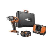 AEG Boulonneuse à chocs 18V, 410 Nm, 2 batt. Pro lithium 4,0 Ah, 1/2''