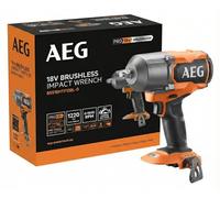 AEG Boulonneuse à chocs BSS18HTF12BL-0 18V Brushless 1627 Nm carré 1/2 sans batterie ni chargeur