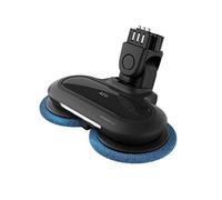 AEG Brosse de balai UltimatePower AZE160 pour aspirateur sans fil AEG 6000 (buse pour un nettoyage humide efficace, fonction d'essuyage, 2 tampons de nettoyage rotatifs, feu avant LED, noir)
