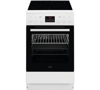 AEG CCB54483BW Standherd, 57 L, 50 cm breit, Bio-Garen, Geschirrwagen, weiß (943005433)