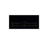 Plaque induction encastrable AEG Série 6000 Bridge with extractor CCE84543CB 7350 W Noir Noir G