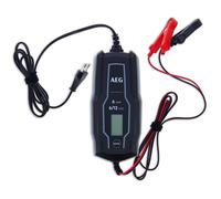 AEG 005188 Chargeur Batterie Voiture Moto 6V 12V, 6A, 4 à 150 Ah, Contrôle et Maintient de Charge Intelligent