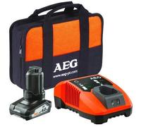 AEG - Chargeur rapide multi-plateformes AEG 12V Li-ion - 1 batterie 4.0Ah - SETL1240BLK